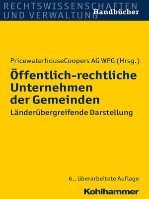 cover image of Öffentlich-rechtliche Unternehmen der Gemeinden